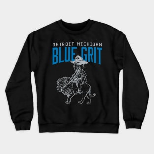 Blue Grit - Dark Backgrounds Crewneck Sweatshirt